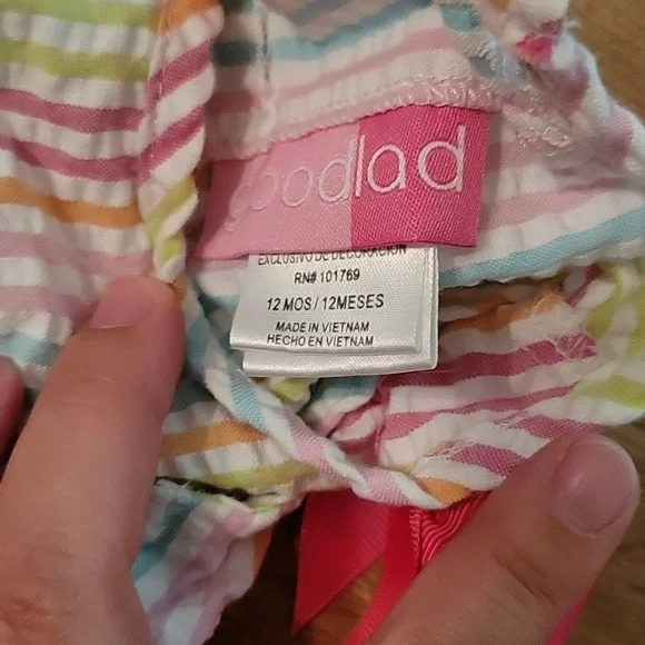 Goodlad stripe seersucker dress and bloomers - Picture 3 of 6